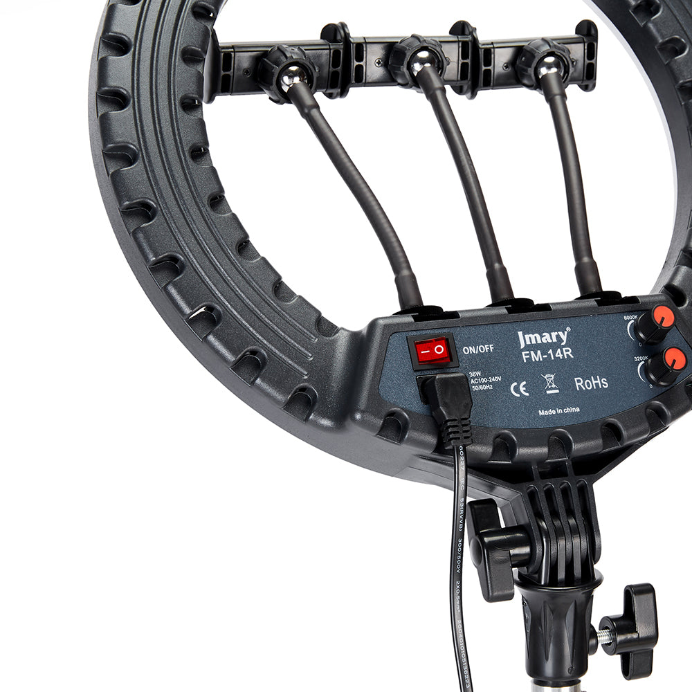 Jmary FM-14R Kumandalı 34cm Işıklı Telefon Tutucu Ring Light Jmary FM-14R Kumandalı 34cm Işıklı Telefon Tutucu Ring Light